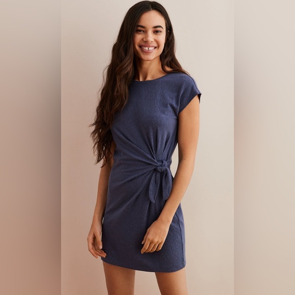 AERIE SIDE TIE KNOT DRESS - Picture 5 of 6